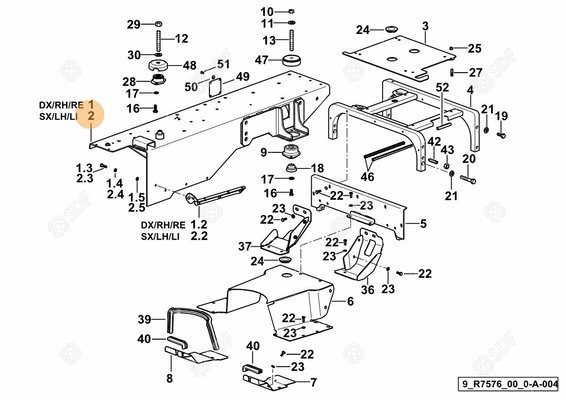 Pièces agricoles - Cabine et structure - AILE