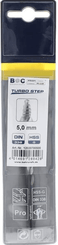 Outils - Outils divers - Foret 5,0 mm HSS-DIN 338-G TURBO STEP