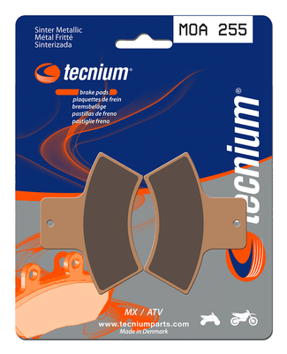 Pièces Quad & Motos - Partie Cycle - Plaquettes de frein TECNIUM MX/Quad métal fritté - MOA255