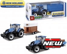 Loisirs - Jouets - New Holland T7.315 tracteur agricole et remorque set 6 pcs