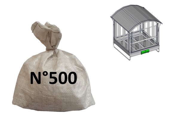Materiels - Accessoires 0Kg-5Kg - SACHET RATELIER 4 FACES CHEVAL