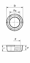 Pièces agricoles - Pièce Pulvérisateur - Ecrou 1/2" long