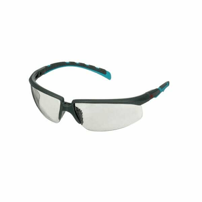 Vêtements et protections - Equipement - Lunettes de sécurité Solus 2000, monture grise/bleue-verte, antibuée (K&N), verres intérieur/extérieur gris
