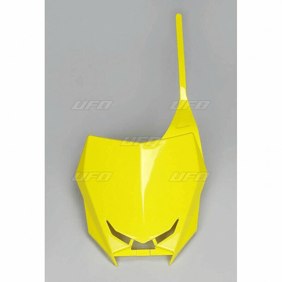 Pièces Quad & Motos - Plastiques - Plaque numéro frontale UFO jaune Suzuki RM-Z450