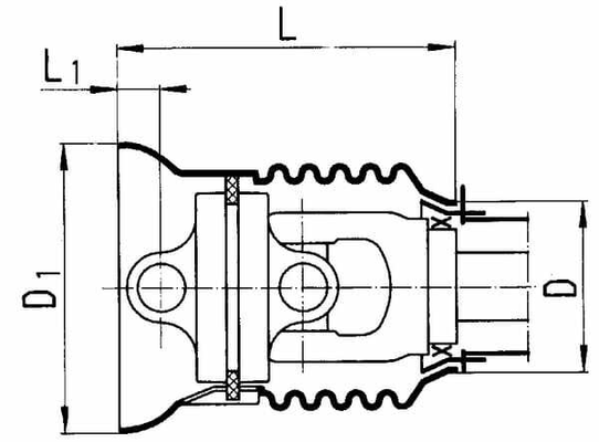 Pièces agricoles - Transmission - Coiffe de protection SD15 - 50°