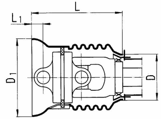 Pièces agricoles - Transmission - Coiffe de protection SD15 - 50°