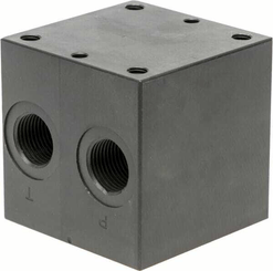 Pièces agricoles - Hydraulique - Plaque de base NG6