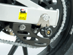 Pions de bras oscillant R&G RACING avec platine argent Aprilia RS4 50/125