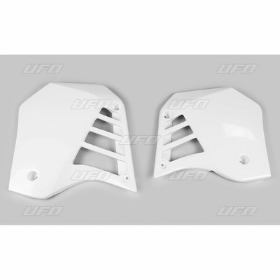 Pièces Quad & Motos - Plastiques - Ouïes de radiateur UFO blanc Yamaha YZ125