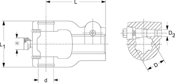 Pièces agricoles - Transmission - Étrier P675 1-3/4"-20 CC