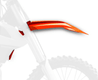 Garde-boue avant POLISPORT orange KTM SX85