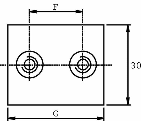 Pièces agricoles - Hydraulique - Plaq. à souder lourde gr. 2