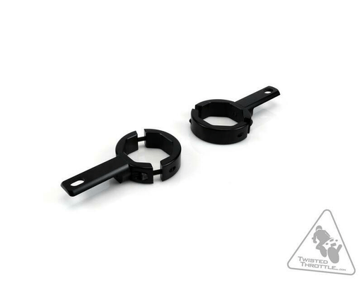 Pièces Quad & Motos - Equipement véhicule - Support éclairage DENALI tubes de fourche Ø39-49mm noir
