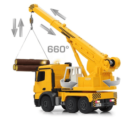 Loisirs - Jouets - Grue lourde Mercedes-Benz Arocs Liebherr 1:20 2,4 GHz
