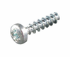 Vis pour matiere plastique D.4x16