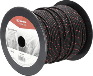 Pièces agricoles - Moteurs pièce adaptable - Cordon de lanceur 5,0 mm x 100 m noir