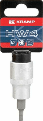 Outils - Outils divers - Douille de tournevis 1/2" Hex 4 mm