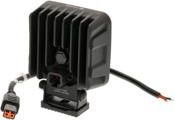 Pièces agricoles - Eclairage - Phare de travail LED, 90W, 6800lm, carrée, 12/24V, blanche, 108x120,7x52,7mm Deutsch prise, faisceau large, 18 LED