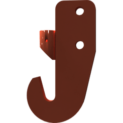 Pièces agricoles - Pièce divers - crochet HL25 cat2 soudé -peint-