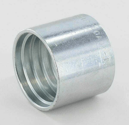 Pièces agricoles - Hydraulique - Jupe à sertir Ø45x36,7mm DN25 acier / zingué Alfagomma