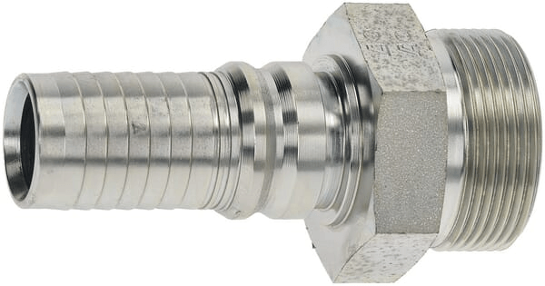 Pièces agricoles - Hydraulique - Raccord à sertir 4SH-DN25-30S-M42x2,0