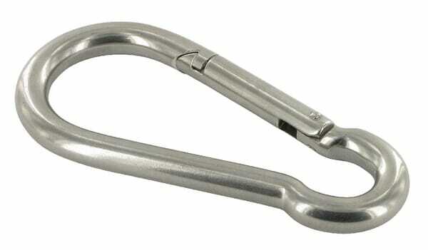 Pièces agricoles - Fasteners - Mousqueton no.110 inoxydable A4