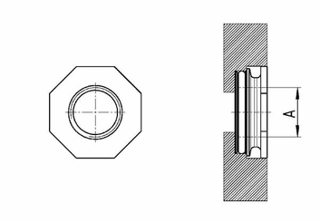 Pièces agricoles - Pièce pneumatique - Cartouche filetée