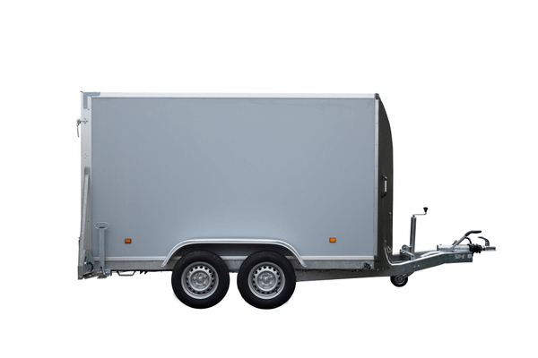 Materiels - Remorque voiture - FOURGON 300x155x177 freiné 2 essieux PTAC : 2000 kg Porte pont de série