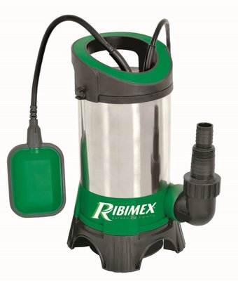 Materiels - Pompe - POMPE VIDE CAVE EAUX CHARGEES 750W INOX BASE PLAST+FLOTTEUR