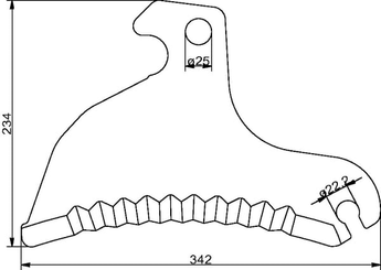 Pièces agricoles - Fenaison & élevage - Couteau d'ensilage