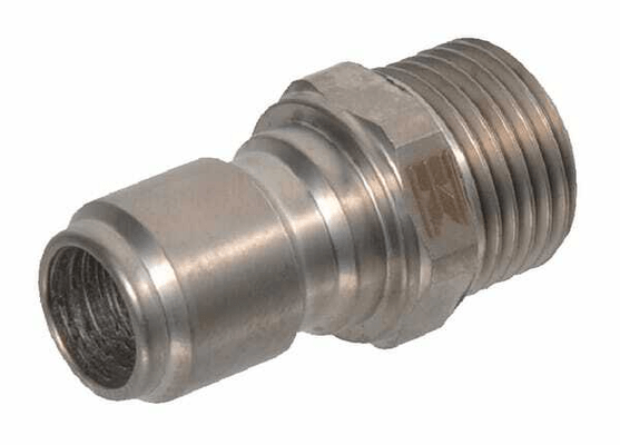 Pièces agricoles - Hydraulique - Raccord rapide mâle Ø17,8mm x M M22 inox
