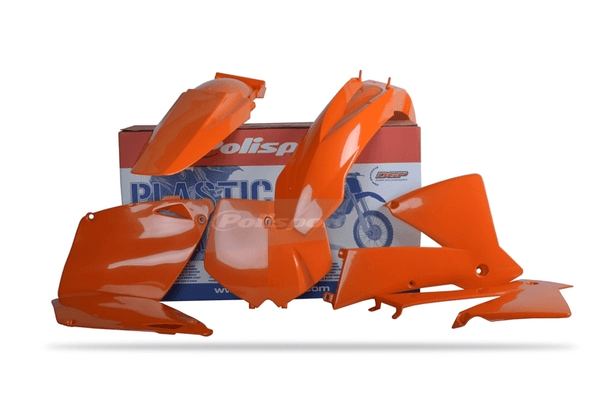 Pièces Quad & Motos - Plastiques - Kit plastique POLISPORT couleur origine KTM