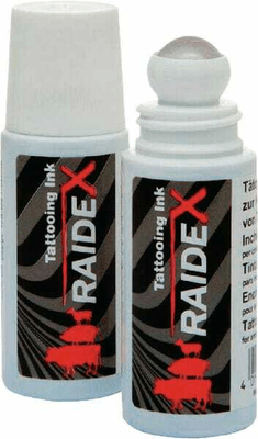 Pièces agricoles - Cloture,Jardin & Sylviculture - Encre tatouage liquide noire Roll-Ball 65 ml