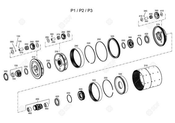 Pièces agricoles - Roulements - cuscinetto Deutz-Fahr origine