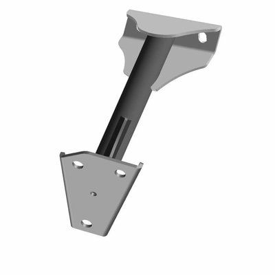 Pièces Quad & Motos - Pièces communes - WELD-REAR SUPPORT,LH,BLK