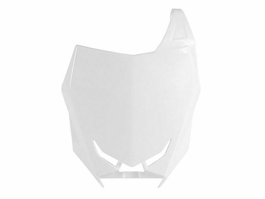 Pièces Quad & Motos - Plastiques - Plaque numéro frontale RACETECH blanc Suzuki RM-Z450