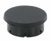 Chape bouton 18mm noir