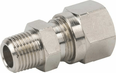 Pièces agricoles - Pièce pneumatique - Raccord bague de serrage droit