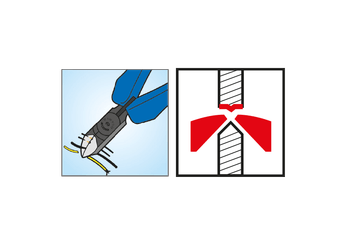 Outils - Outils divers - Blister de pince coupante diagonale avec une branche gainée 163mm