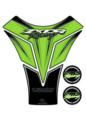 Pièces Quad & Motos - Equipement véhicule - Protection de réservoir MOTOGRAFIX 4pcs vert Kawasaki ZX10R