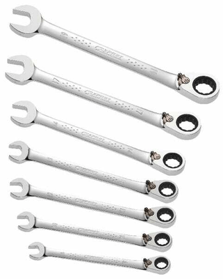 Outils - Outils divers - Jeu de 7 clés mixtes à cliquet