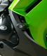 Tampons de protection R&G RACING Aero noir Kawasaki ER6-F