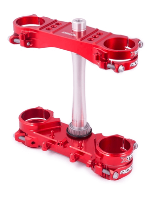 Pièces Quad & Motos - Equipement véhicule - Té de fourche XTRIG ROCS Tech Offset 22mm rouge Honda CRF