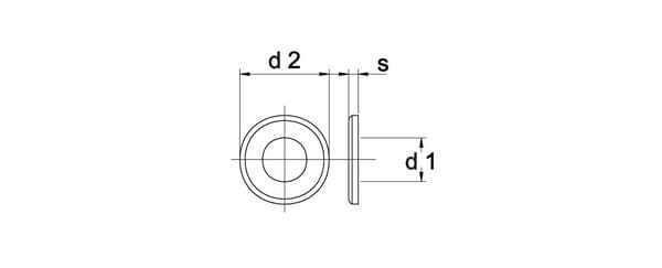 Pièces agricoles - Fasteners - Rondelle M16x30x3mm, Acier zingué DIN 125b Kramp