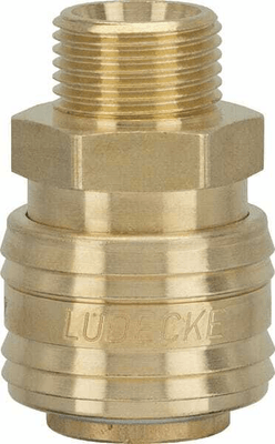 Pièces agricoles - Pièce pneumatique - Raccord rapide 3/8", mâle