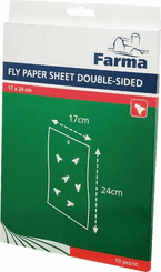 Pièces agricoles - Cloture,Jardin & Sylviculture - Papier tue-mouches double faces (x10)