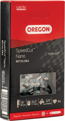 Pièces agricoles - Jardin et forêt pièce adaptable - Chaîne de tronçonneuse .325, 64 DL, 16" Speedcut™ Nano, Oregon