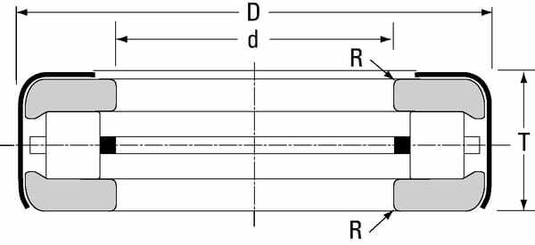 Pièces agricoles - Roulements - Butée de roulement à roul.con.