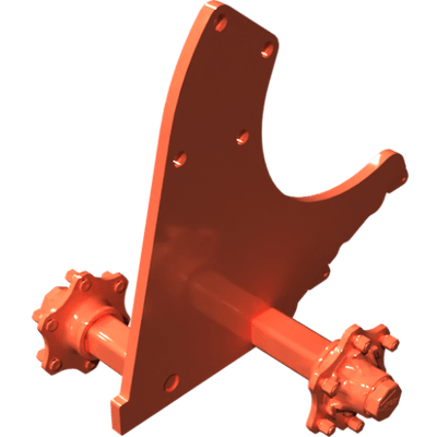 Pièces agricoles - Pièce divers - cadre de roue droite soudé -peint-