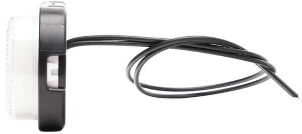 Pièces agricoles - Eclairage - Feu de position LED, blanc, rectangulaire, 12-24V, 133.8x53x25mm, "SAFETY LINE", Kramp